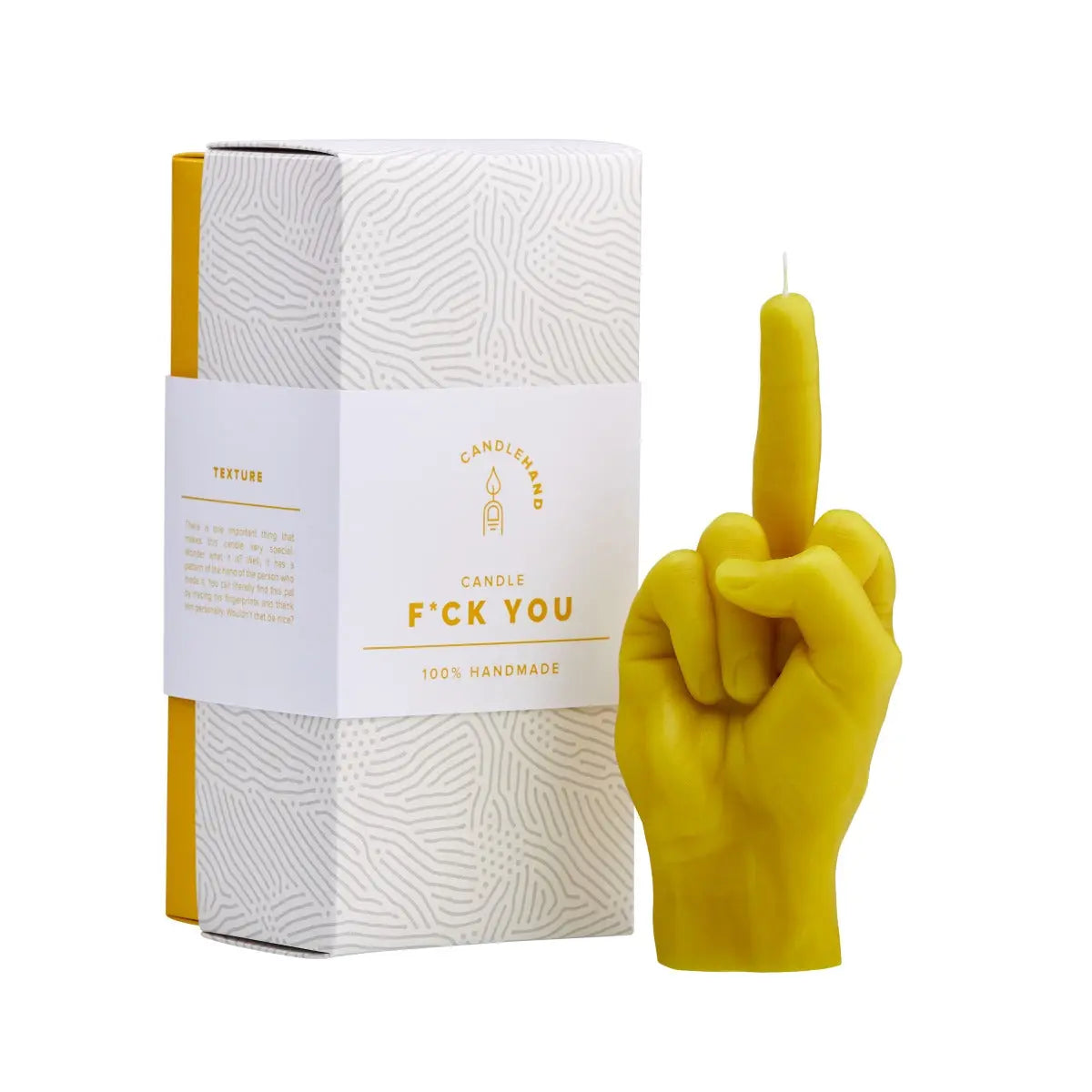 F*ck you Rot von Candle Hand