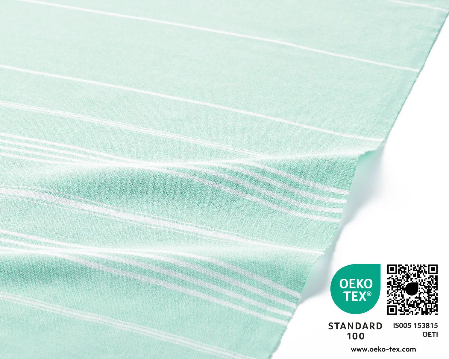 Hamamtuch Baumwolle Recycelt 100x200cm Aqua - Sultan von Fit-Flip