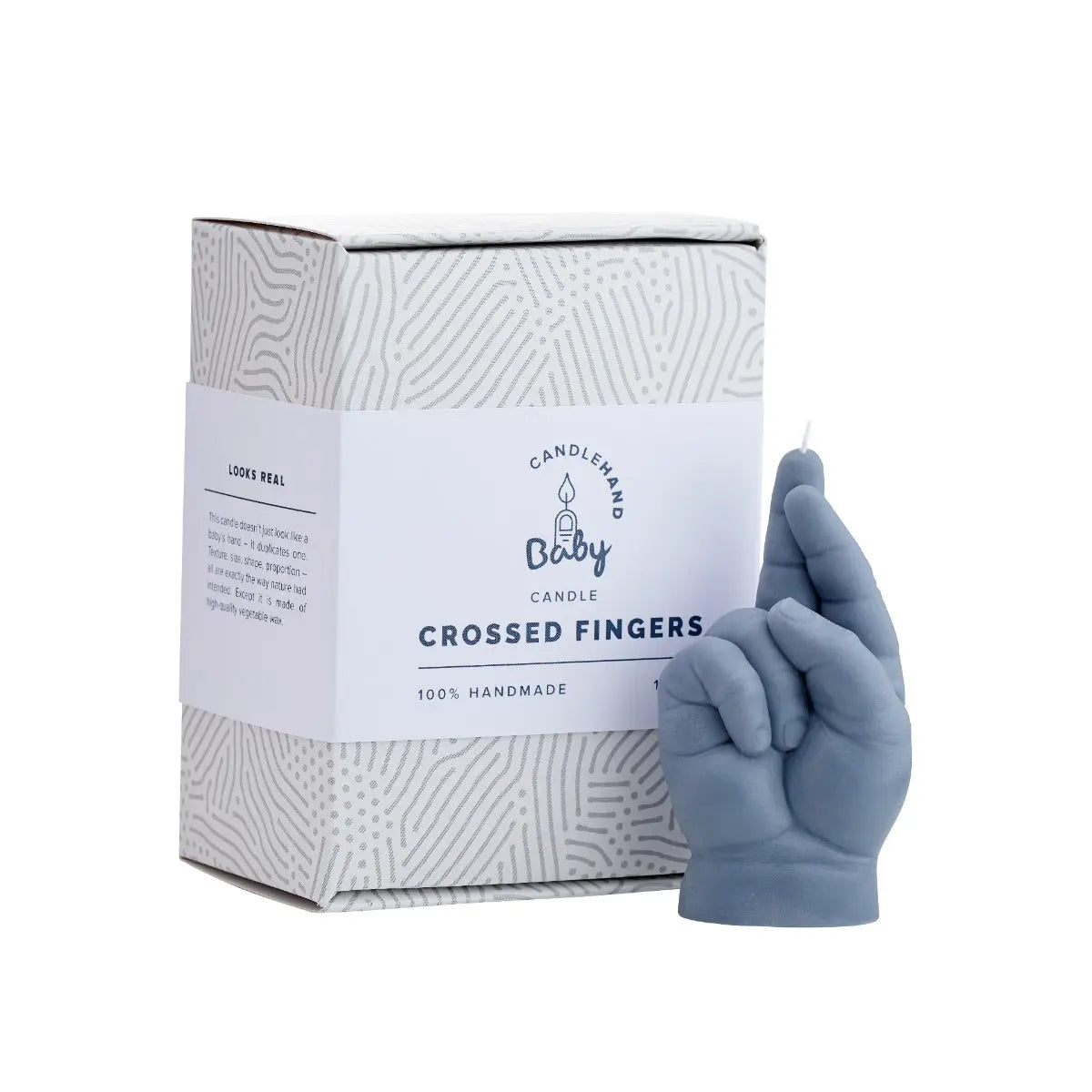 Baby Crossed Fingers Grün von Candle Hand