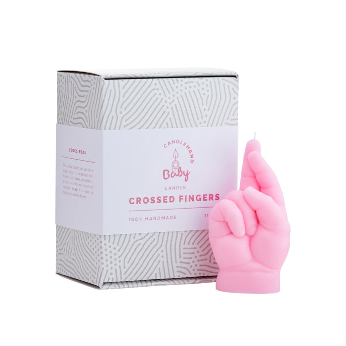 Baby Crossed Fingers von Candle Hand