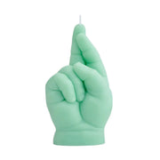 Baby Crossed Fingers Grün von Candle Hand