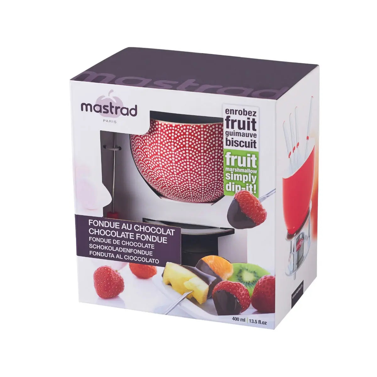 Schokoladenfondue rot von Mastrad