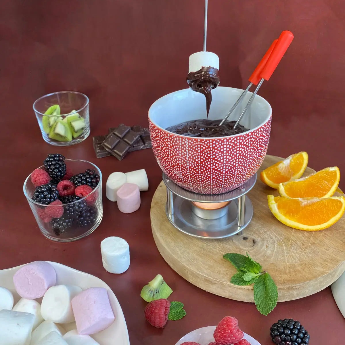Schokoladenfondue blau von Mastrad