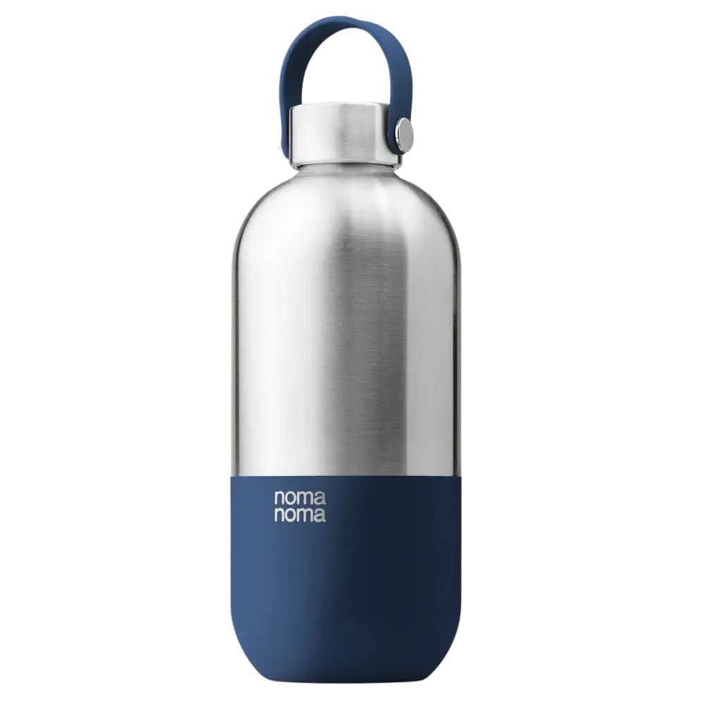 Trinkflasche Edelstahl auslaufsicher 1000ml Soda Blue von noma noma