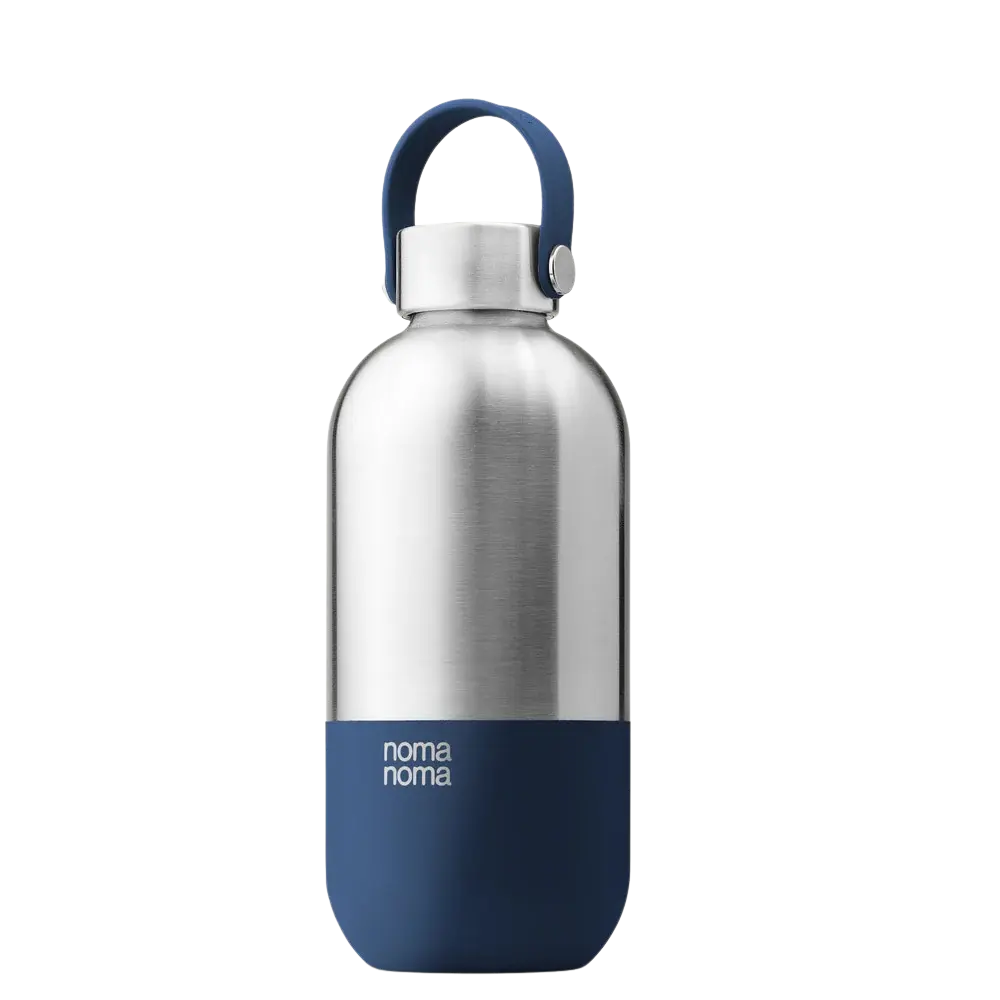 Trinkflasche Edelstahl auslaufsicher 750ml Soda Blue von noma noma