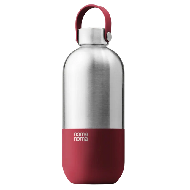 Trinkflasche Edelstahl auslaufsicher 1000ml Grenadine Red von noma noma