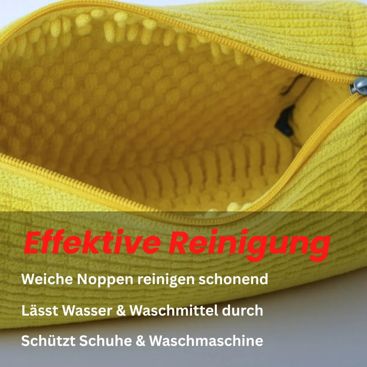 Schuhwaschbeutel gelb von Tidy Tiger