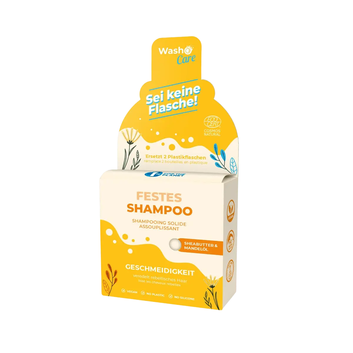 Festes Shampoo Geschmeidigkeit von Washo Care