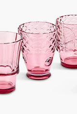 Fischgläser Stapelbar pink von Uberstar