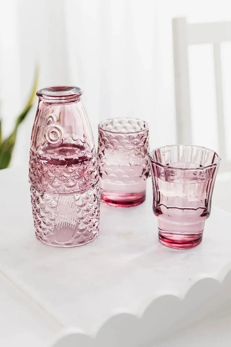 Fischgläser Stapelbar pink von Uberstar
