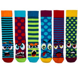 Einzelne Socken im 6er Pack, GRUMP HEADS, Gr. 39-46, mit Geschenkbox von United Oddsocks