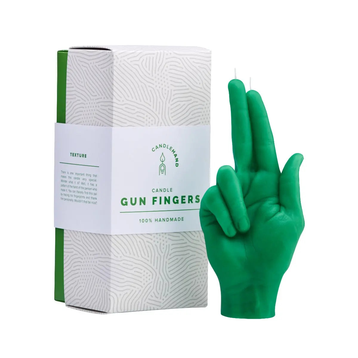 Gun fingers Rot von Candle Hand