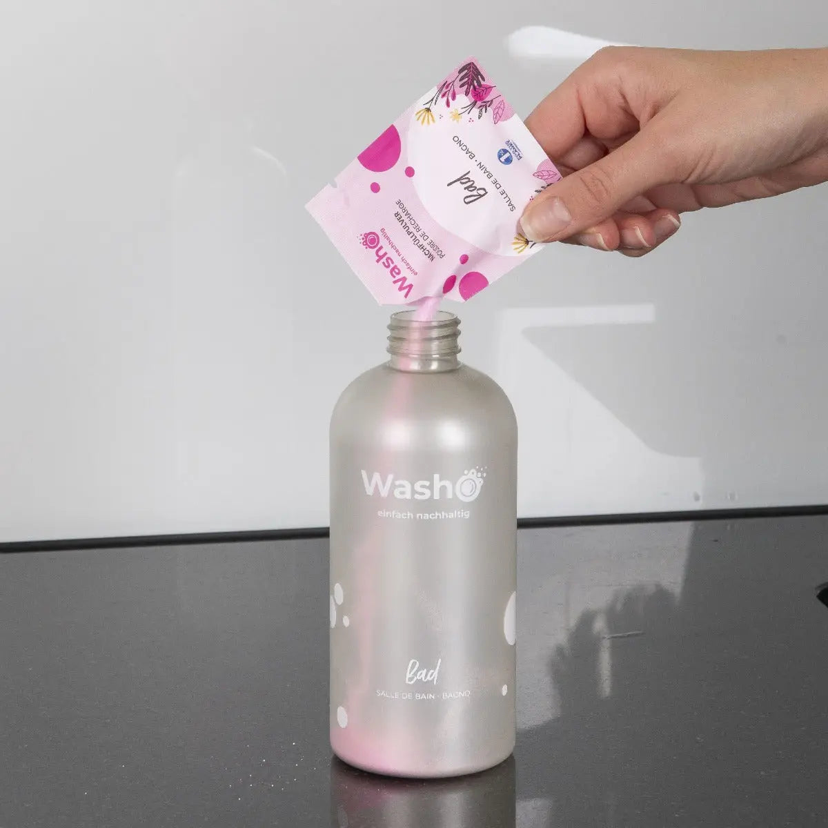 Badreiniger Pulver Set von Washo