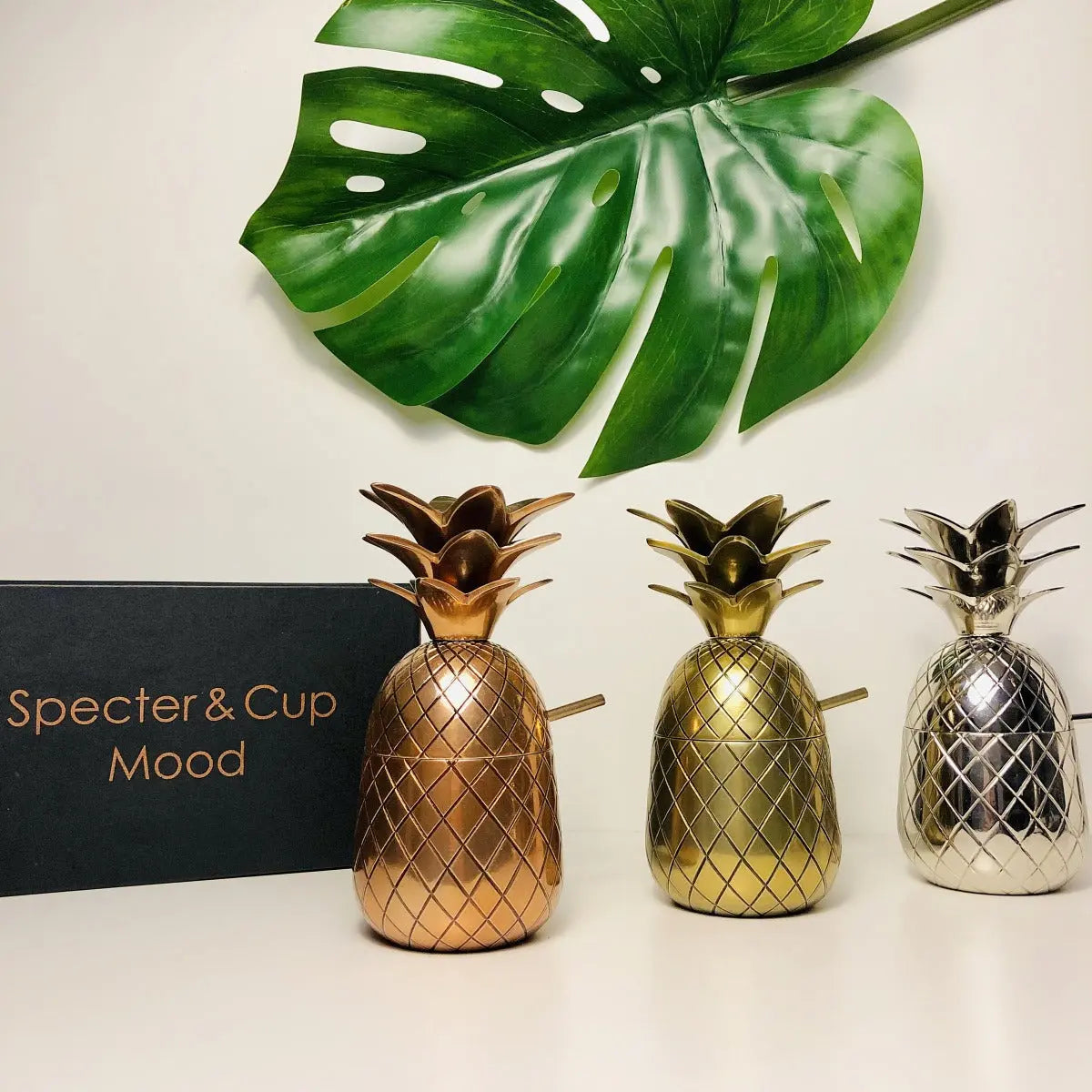 Ananas Cocktail Becher Mood Silber von Specter & Cup