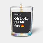 Duftkerze Rainbow Flowery Oh look, it's on fire von ChattyCandles