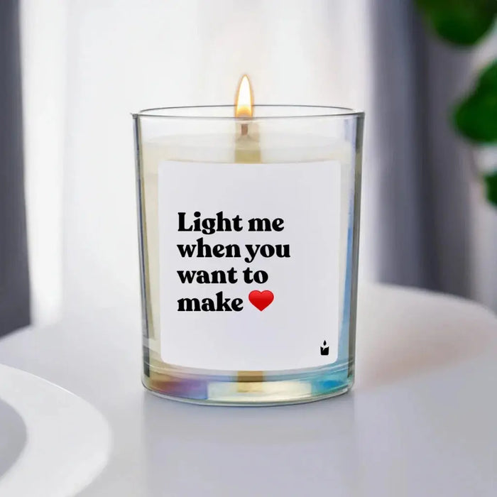 Duftkerze Flowery Light me when you want to make love von ChattyCandles