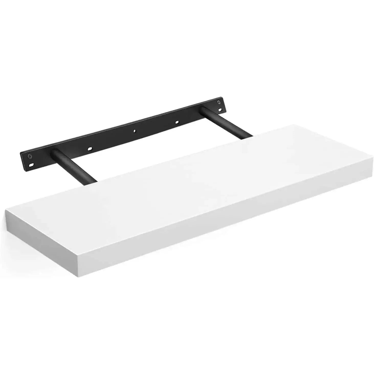 Wandregal MDF / Spanplatte Schweberegal Weiss 60cm von Songmics