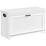 Schuhbank weiss verstellbar 80cm Holz von Songmics