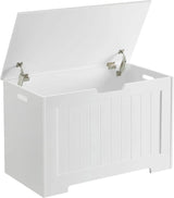 Schuhbank mit Stauraum Landhausstil Wolkenweiss von Songmics