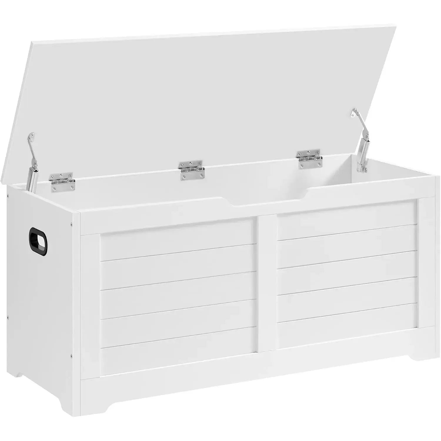 Sitzbank Landhausstil Stauraum Sitztruhe Wolkenweiss von Songmics