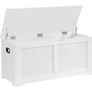Sitzbank Landhausstil Stauraum Sitztruhe Wolkenweiss von Songmics