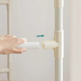 Kleiderständer Metall mit Ablage Weiss von Songmics