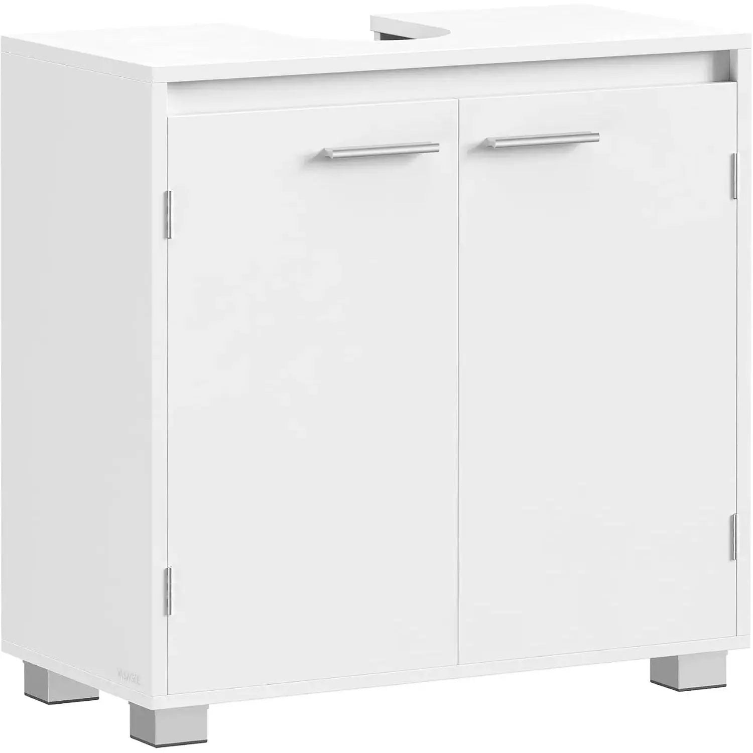 Waschbeckenunterschrank weiss Holz 60cm von Songmics