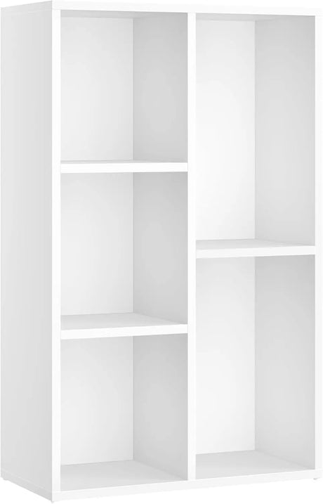 Bücherregal mit 5 Fächern Weiss von Songmics