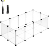 Freigehege Kunststoff für Kleintiere Weiss von Songmics