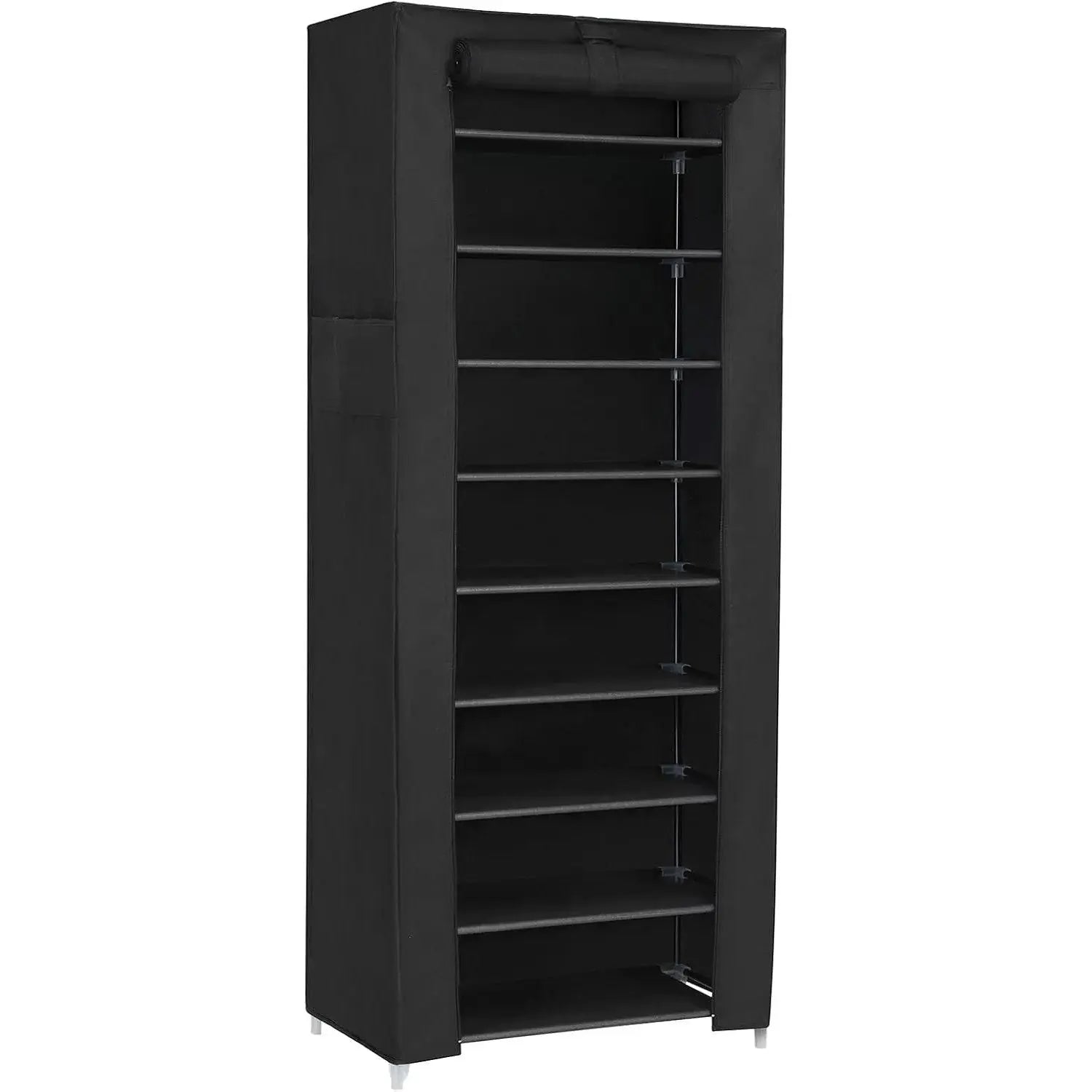 Schuhregal mit 10 Ebenen Schwarz von Songmics