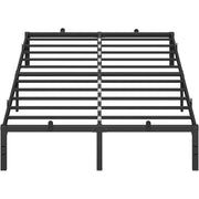Metallbettgestell 140x190 mit Stauraum Schwarz von Songmics
