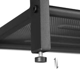 Schuhbank mit Gitterablage ohne Polster Vintagebraun-Schwarz von guteszeug.ch