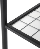 Kleiderständer mit Regal Stahl Mattschwarz von Songmics