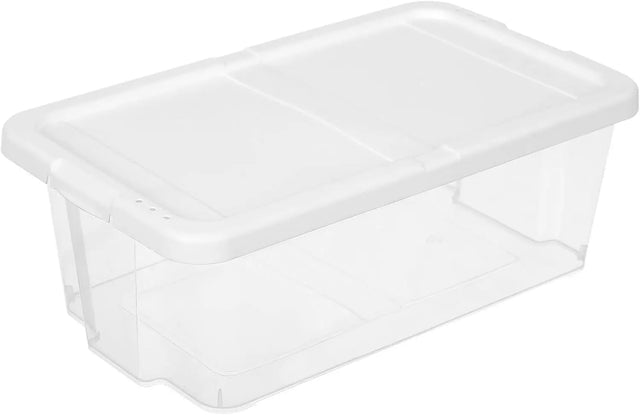 Aufbewahrungsbox Set mit Deckel Transparent von Songmics