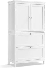 Badezimmerschrank mit Schubladen klassikweiss von Songmics