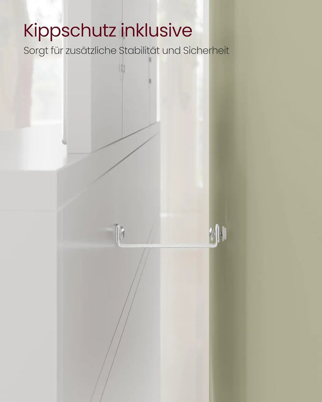 Schminktisch Klappspiegel Schubladen Modern Weiss von Songmics