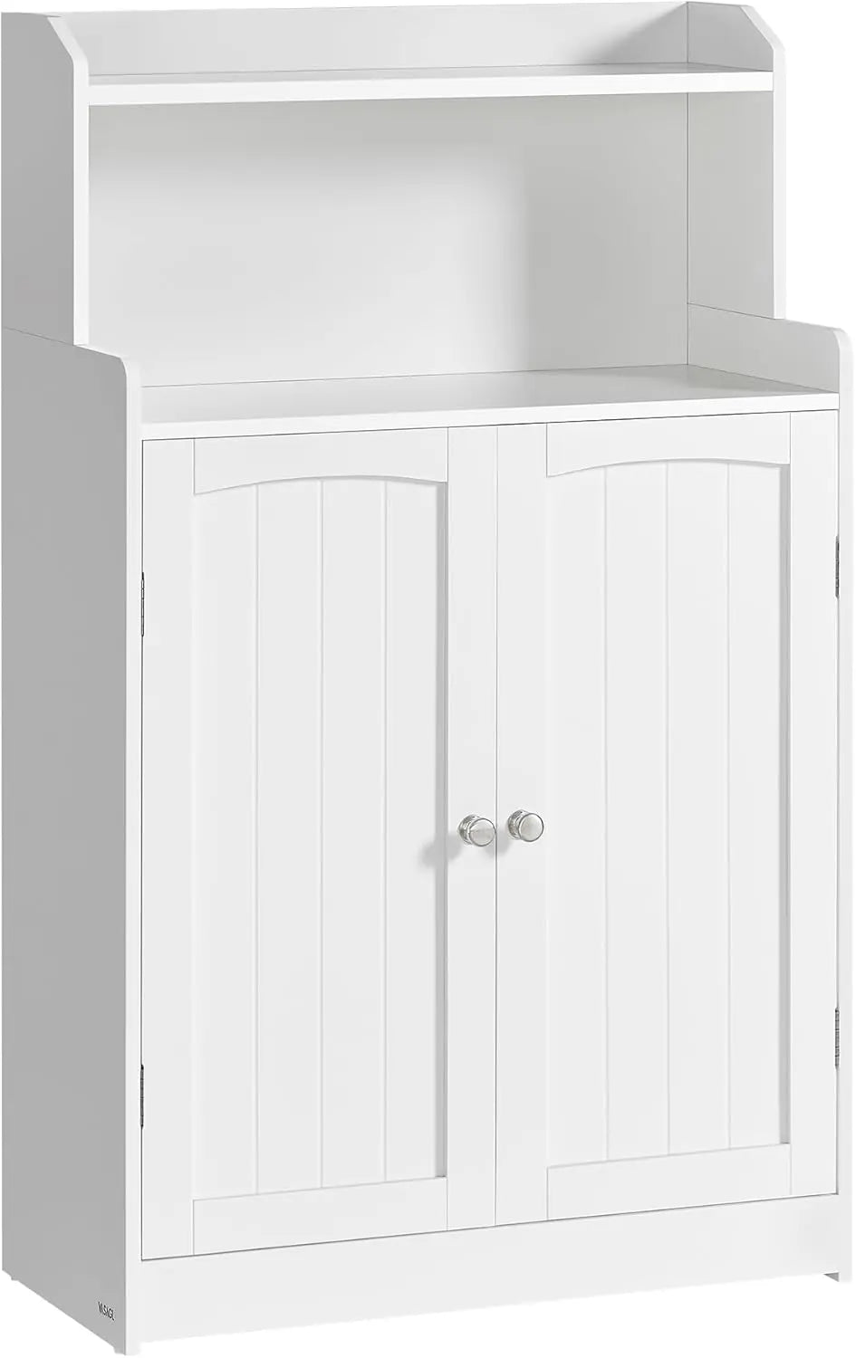 Badezimmerschrank mit Türen und Einlegeböden wolkenweiss von Songmics