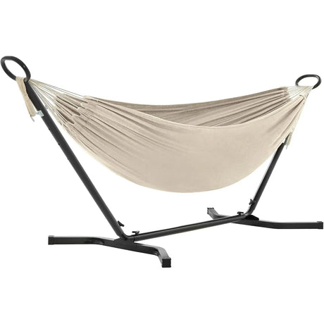 Hängematten-Gestell höhenverstellbar schwarz Metall von guteszeug.ch