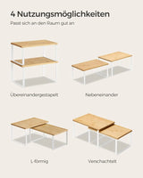 Gewürzregal Küchen-Organizer Set wolkenweiss von Songmics