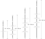Duschregal Höhenverstellbar Edelstahl Badezimmer Weiss von Songmics