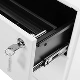 Schubladenschrank abschliessbar Büro wolkenweiss von guteszeug.ch