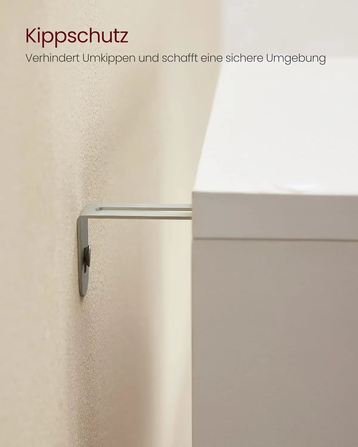 Bücherregal Stufenregal Ordnungssystem Wohnzimmer Wolkenweiss von Songmics