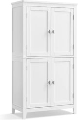 Badezimmerschrank mit verstellbaren Ablagen klassikweiss von Songmics