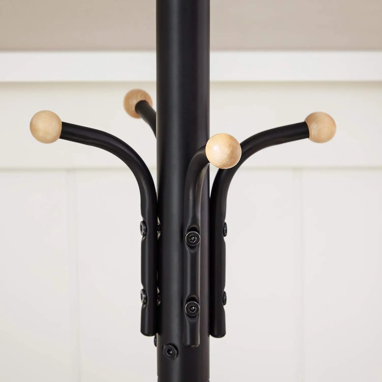 Garderobenständer Metall stabil 182 cm schwarz von Songmics