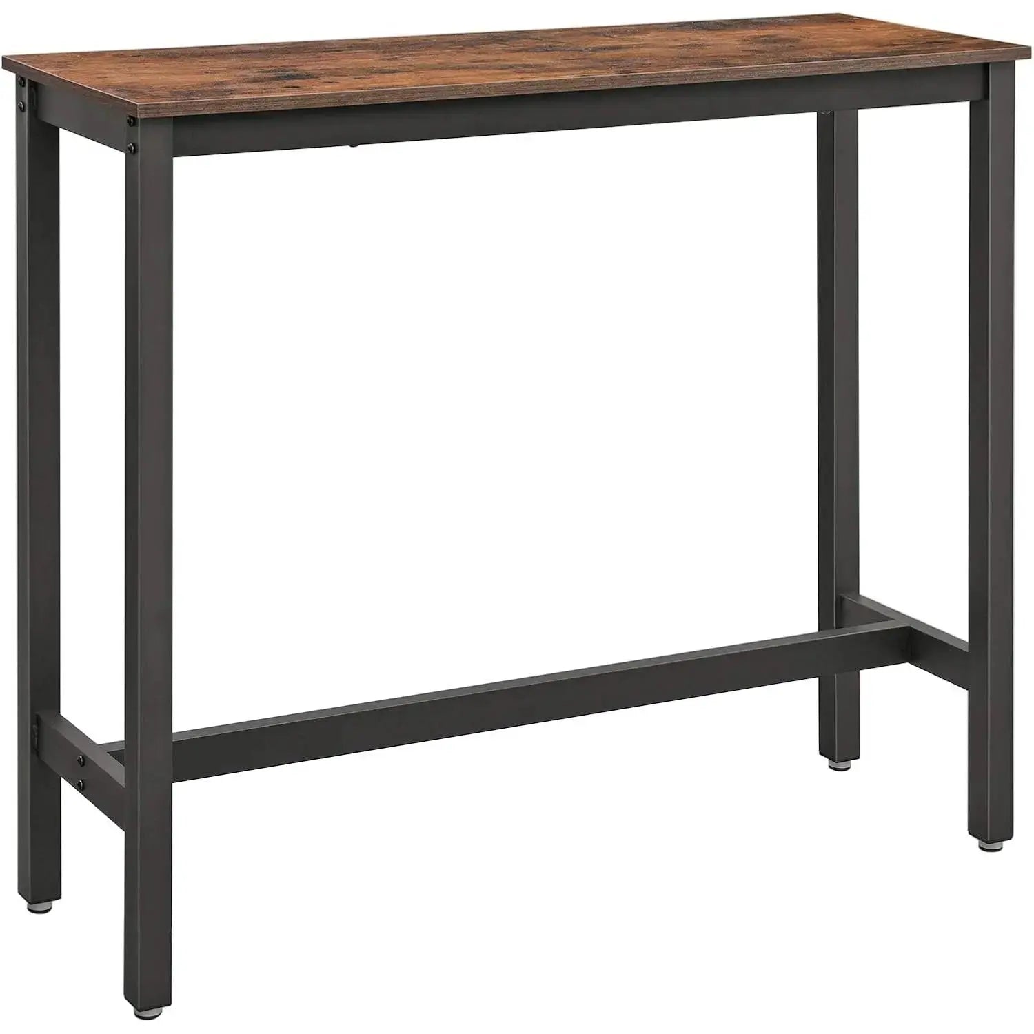 Stehtisch 120cm Industrie-Design vintagebraun Metall von Songmics