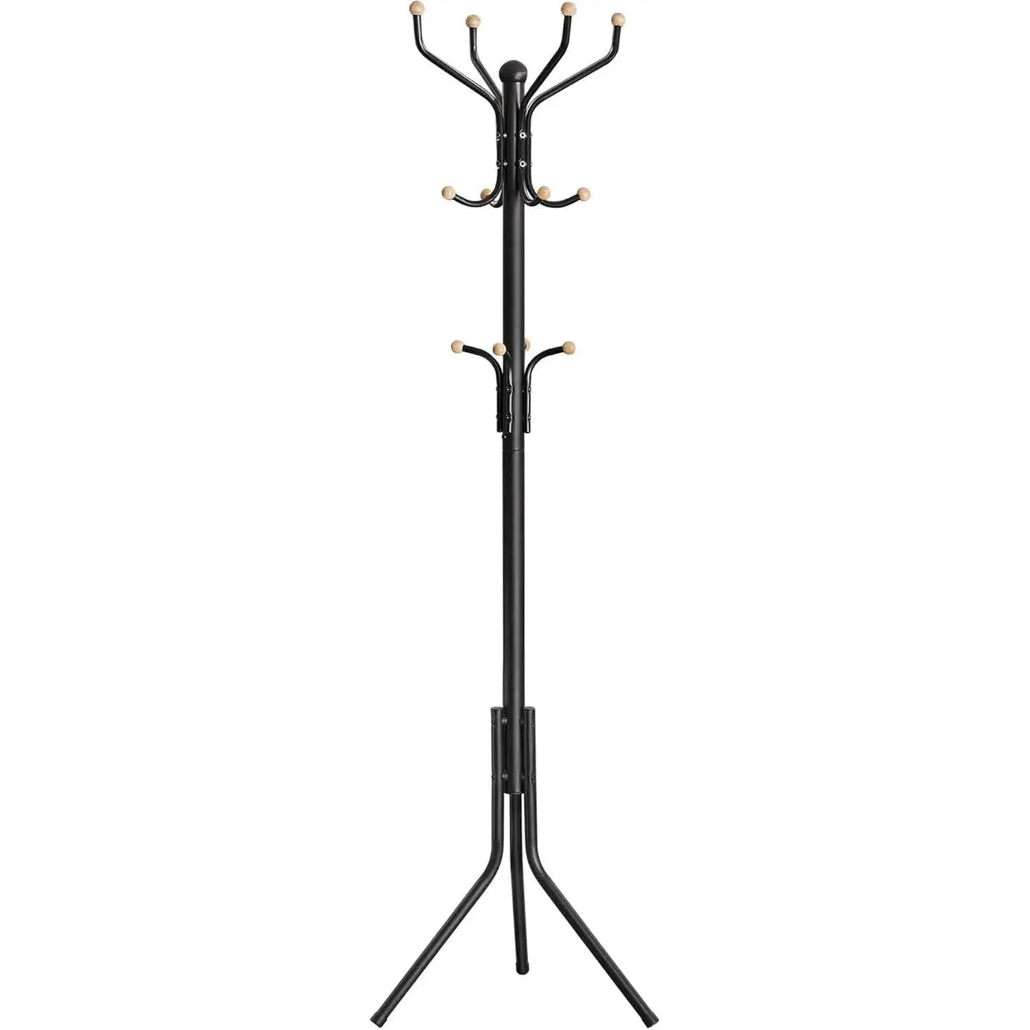 Garderobenständer Metall stabil 182 cm schwarz von Songmics