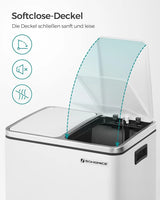 Mülleimer Küche Mülltrennsystem Softclose Wolkenweiss von Songmics