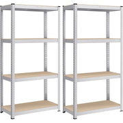 Schwerlastregal 2er-Set 520kg Silber Stahl von Songmics