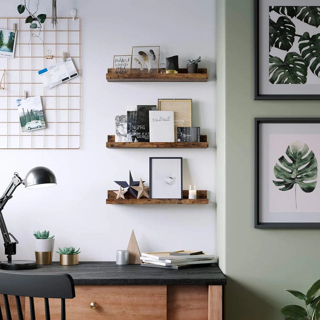 Hängeregal Set rustikales Braun von Songmics