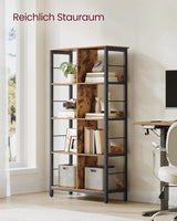 Regal mit 4 Ebenen vintagebraun von Songmics